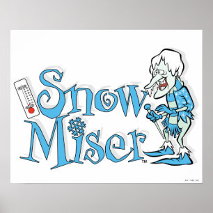 HET JAAR ZONDER SANTA CLAUS™ Sneeuwpop Poster