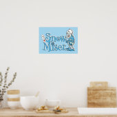 HET JAAR ZONDER SANTA CLAUS™ | Sneeuwpop Poster (Keuken)