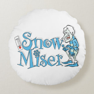 HET JAAR ZONDER SANTA CLAUS™ | Sneeuwpop Rond Kussen