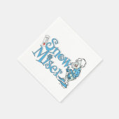 HET JAAR ZONDER SANTA CLAUS™ | Sneeuwpop Servet (Hoek)