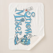 HET JAAR ZONDER SANTA CLAUS™ | Sneeuwpop Sherpa Deken (Voorkant)