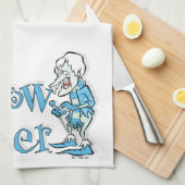 HET JAAR ZONDER SANTA CLAUS™ | Sneeuwpop Theedoek (Quarter Fold)