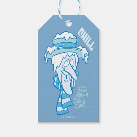 HET JAAR ZONDER SANTA CLAUS™ | Snow Miser Chill Cadeaulabel (Voorkant)