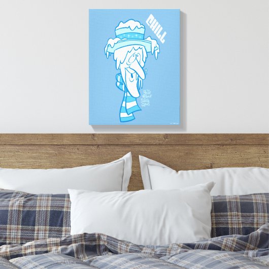 HET JAAR ZONDER SANTA CLAUS™ | Snow Miser Chill Canvas Afdruk (Insitu (Slaapkamer))