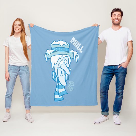 HET JAAR ZONDER SANTA CLAUS™ | Snow Miser Chill Fleece Deken (In situ)