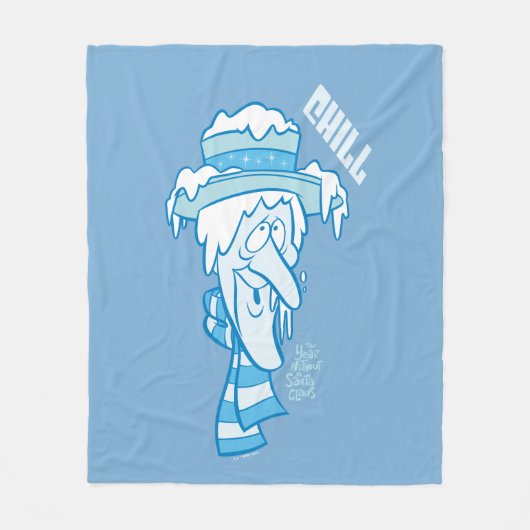 HET JAAR ZONDER SANTA CLAUS™ | Snow Miser Chill Fleece Deken (Voorkant)