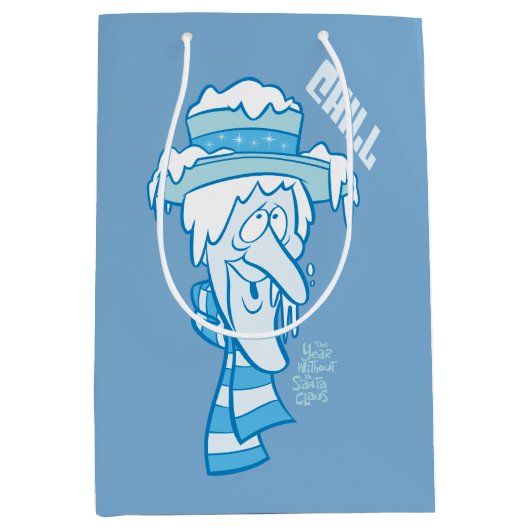 HET JAAR ZONDER SANTA CLAUS™ | Snow Miser Chill Medium Cadeauzakje (Voorkant)