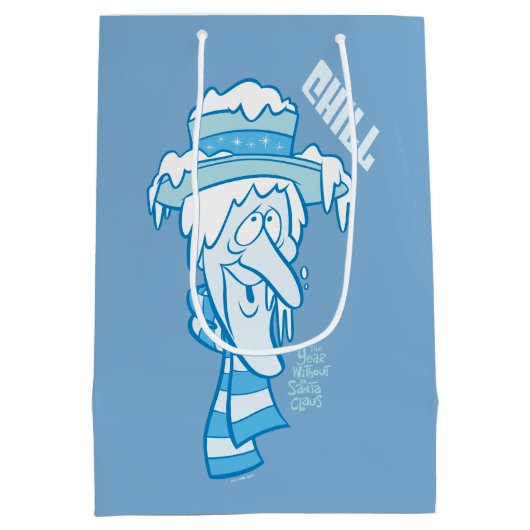 HET JAAR ZONDER SANTA CLAUS™ | Snow Miser Chill Medium Cadeauzakje (Achterkant)