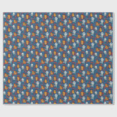 HET JAAR ZONDER SANTA CLAUS™ Snowtown Showdown Cadeaupapier (Vlak)