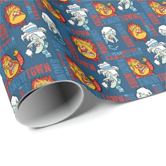 HET JAAR ZONDER SANTA CLAUS™ Snowtown Showdown Cadeaupapier (Rol Hoek)