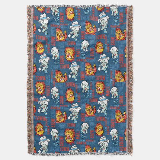 HET JAAR ZONDER SANTA CLAUS™ Snowtown Showdown Deken (Voorkant Verticaal)