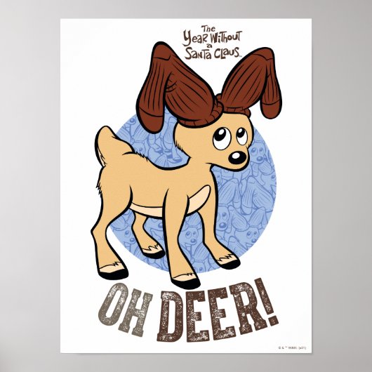 HET JAAR ZONDER SANTA CLAUS™ | Vixen "Oh Deer" Poster (Voorkant)