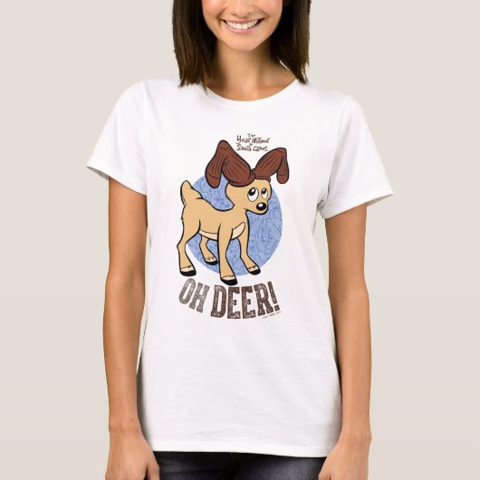 HET JAAR ZONDER SANTA CLAUS™ | Vixen "Oh Deer" T-shirt (Voorkant)