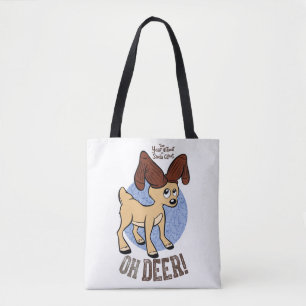 HET JAAR ZONDER SANTA CLAUS™   Vixen "Oh Deer" Tote Bag