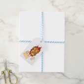 HET JAAR ZONDER SANTA CLAUS™ WARMTE Miser Fuming Cadeaulabel (Met Touw)