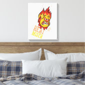 HET JAAR ZONDER SANTA CLAUS™ WARMTE Miser Fuming Canvas Afdruk (Insitu (Slaapkamer))