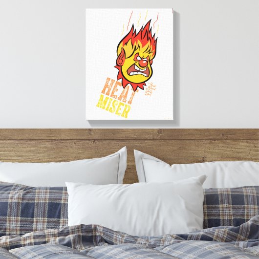 HET JAAR ZONDER SANTA CLAUS™ WARMTE Miser Fuming Canvas Afdruk (Insitu (Slaapkamer))