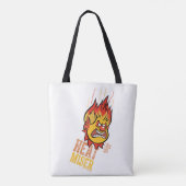 HET JAAR ZONDER SANTA CLAUS™ WARMTE Miser Fuming Tote Bag (Achterkant)