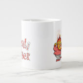 HET JAAR ZONDER SANTA CLAUS™ | Warmtevermiste Grote Koffiekop (Voorkant)