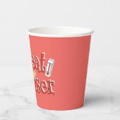 HET JAAR ZONDER SANTA CLAUS™ | Warmtevermiste Papieren Bekers (Achterkant)