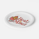 HET JAAR ZONDER SANTA CLAUS™ | Warmtevermiste Papieren Bordje (Gekanteld)