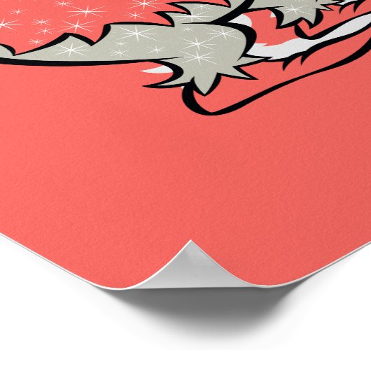 HET JAAR ZONDER SANTA CLAUS™ | Warmtevermiste Poster (Hoek)