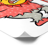 HET JAAR ZONDER SANTA CLAUS™ | Warmtevermiste Poster (Hoek)