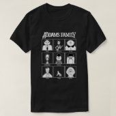 Het jaarboek Addams Familie T-shirt (Design voorkant)