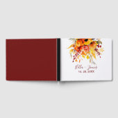 Het jaarboek Floral Wedding Guest Book Gastenboek (Volledig)