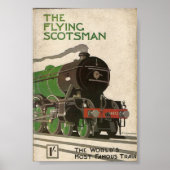 Het jaartal Flying Scotsman Poster (Voorkant)