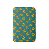 Het jaartal laat het gele lederen patroon op om he badmat (Voorkant Verticaal)