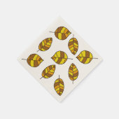 Het jaartal laat het gele lederpatroon op om het e servetten (Hoek)