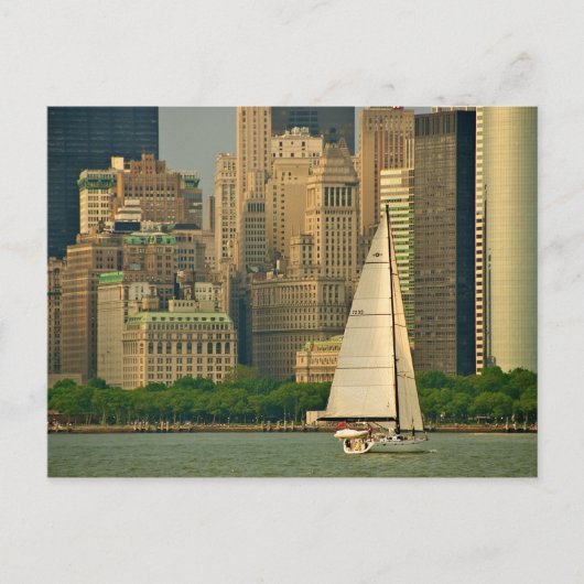 Het jacht. briefkaart (Voorkant)