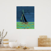 Het jacht 'Idler' Reizen voor het Amerikaanse kamp Poster (Keuken)