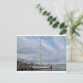 Het jacht in Annapolis. Briefkaart (Staand voorkant)