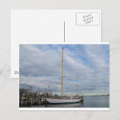 Het jacht in Annapolis. Briefkaart (Voorkant / Achterkant)