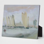 Het jacht Racing on the Solent, eerder toegewezen Fotoplaat (Zijkant)