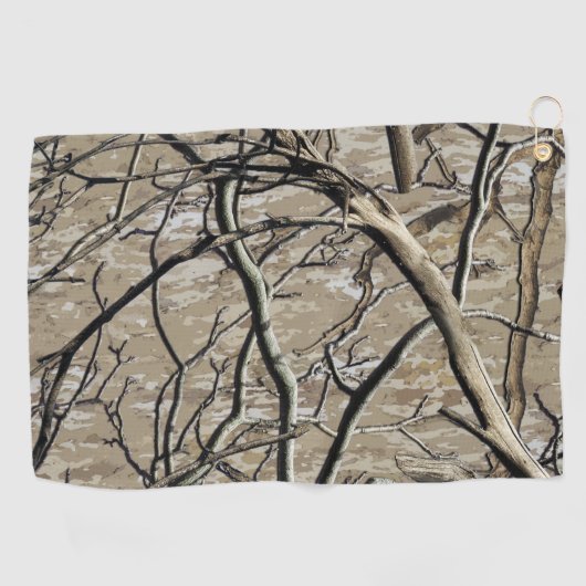 Het jachtpatroon van Camouflage 5 Golfhanddoek (Horizontaal)