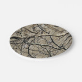 Het jachtpatroon van Camouflage 5 Papieren Bordje (Gekanteld)