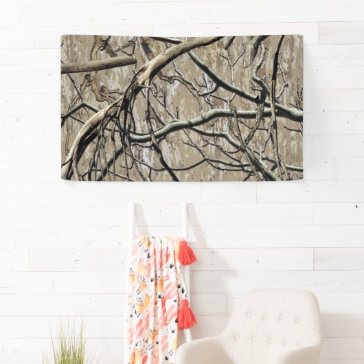 Het jachtpatroon van Camouflage 5 Spandoek (Insitu)