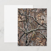 Het jachtpatroon van Camouflage 8 Bedankkaart (Voorkant / Achterkant)