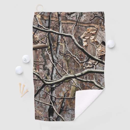 Het jachtpatroon van Camouflage 8 Golfhanddoek (Insitu)