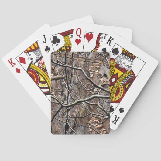 Het jachtpatroon van Camouflage 8 Pokerkaarten (Achterkant)