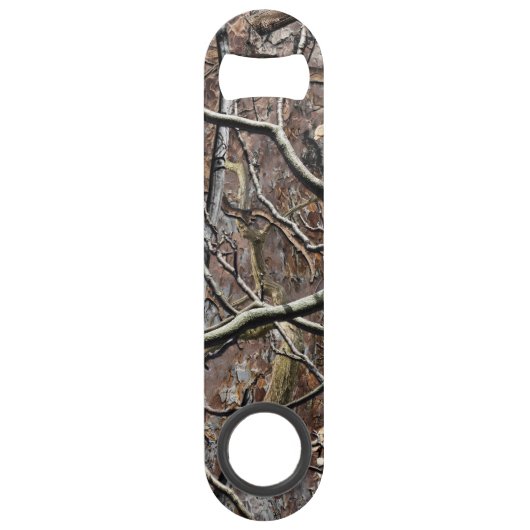 Het jachtpatroon van Camouflage 8 Speed Flessenopener (Voorkant)