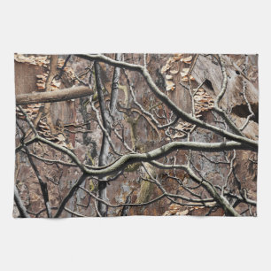 Het jachtpatroon van Camouflage 8 Theedoek