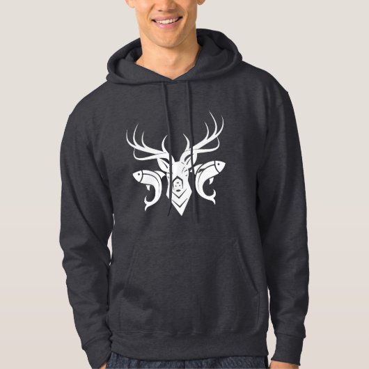 Het jagen en het Vist Leven Hoodie, het Ontwerp va Hoodie (Voorkant)
