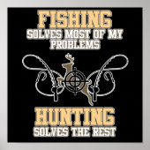 Het jagen lost mijn problemen op Deer Hunter Seaso Poster (Voorkant)