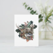 Het jagen met een Weimaraner, "Gray Ghost" Briefkaart (Staand voorkant)