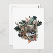 Het jagen met een Weimaraner, "Gray Ghost" Briefkaart (Voorkant / Achterkant)