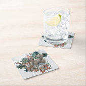 Het jagen met een Weimaraner, "Gray Ghost" Kartonnen Onderzetters (Insitu)